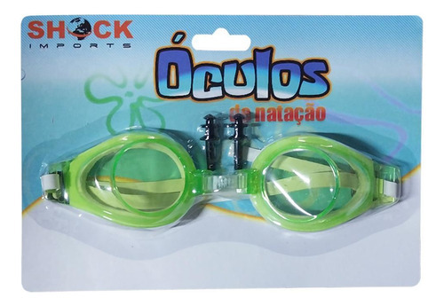 Óculos De Natação Mergulho Com Protetor De Ouvido Verde