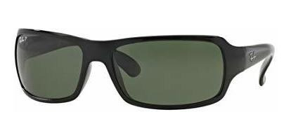 Ray-ban Rb4075 Gafas Rectangulares De Sol, Espejo N7ske