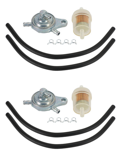 2 Grifos Tanque Combustible Filtro Y Manguera Gy6 125cc 150