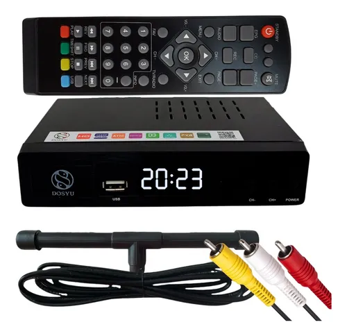 Decodificador Convertidor Digital Tv Full Hd 1080p + Antena