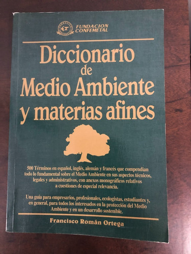 Diccionario De Medio Ambiente Y Materias Afines