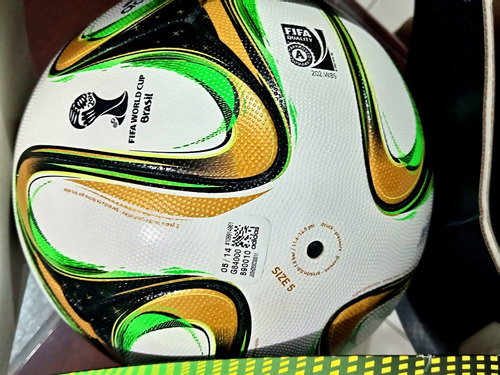 Balon Brazuca Final Rio Brasil 2014 Official Match Ball Dorado (Usado)