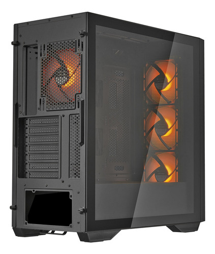 Gabinete Cougar Uniface Rgb Con Vidrio Templado Nnet