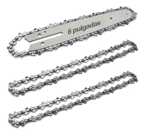 Kit De Repuesto Para 6 In Motosierras 3 Cadenas Y 1 Barras