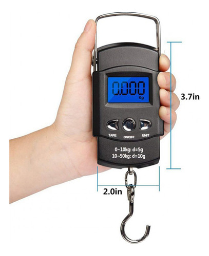 Zh Báscula De Bolsillo Portátil Con Pantalla Lcd Retroiluminada