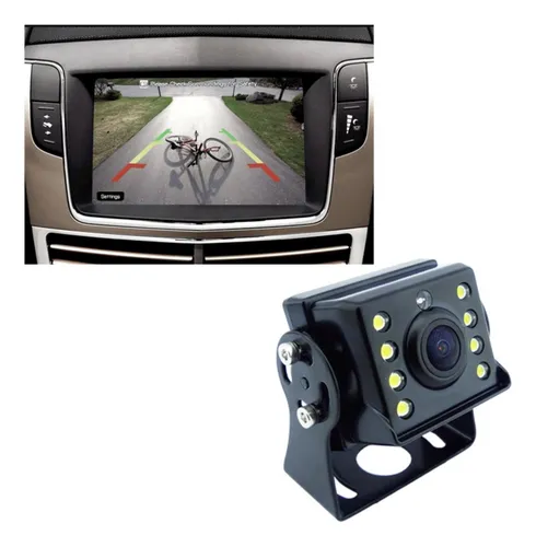 comprar Camara Retrovisor P\u002F Camion Cuadrada Mini Cable 15 Mts 12\u002F24