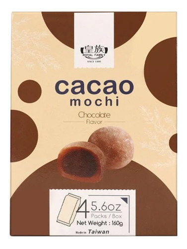 Cacao Mochi Sabor Chocolate, Royal Family 160g Dulce Japones