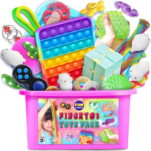 Box Fidget Para Chicas Chicas, Funkidz Misterio Sensorial Fi