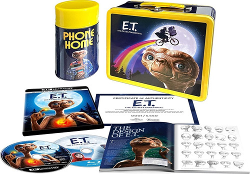 Blu Ray E.t. The Extraterrestre  Limited Gift Box 4k Ultra 