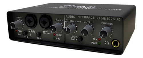 Interfaz De Audio 2 In / 4 Out 24 Bits 192khz Gcm Pro