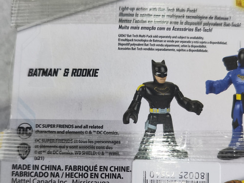 Batman & Rookie Figuras Imaginext Dc Cómics Nuevas