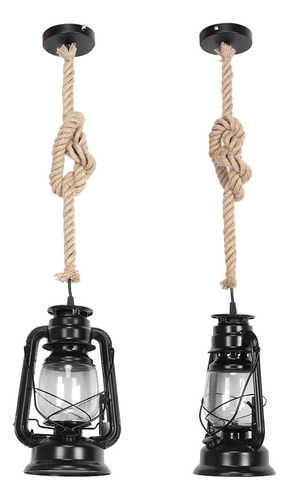 Colgante Led Retro Vintage Para Colgar En Forma De Cuerda Ho