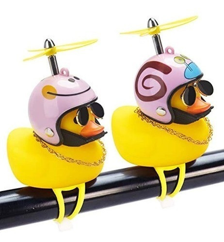 Wonuu Rubber Duck Car Adornos, 2 Piezas Yellow Duck Car Das.