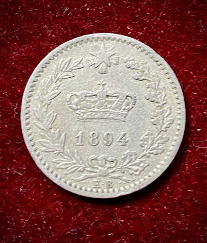 Moneda 20 Centésimos Regno De Italia 1894 Km 28 Oferta (Usado)