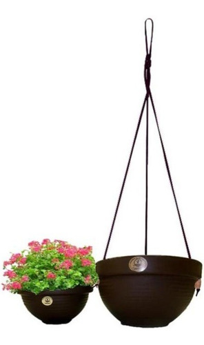 Maceta Para Colgar Redonda Mediana (juego De 6 Piezas) 25 Cm