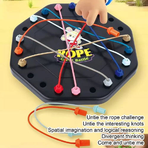 Juego De Rompecabezas Twisted Rope Para El Desarrollo Intele