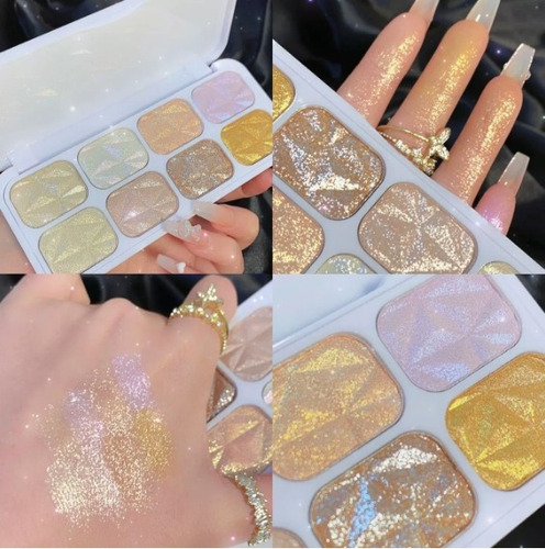 8 En 1 Paletas De Carmín Y Paletas De Maquillaje Premium