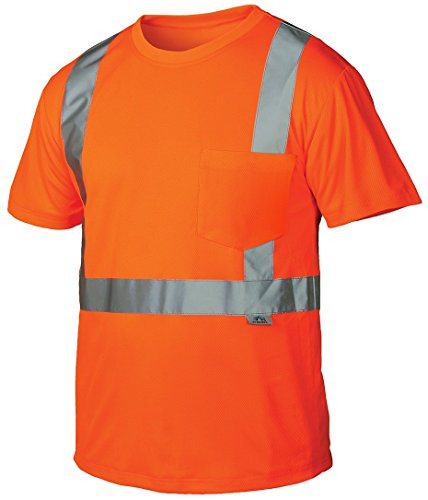 Camiseta Naranja De Alta Visibilidad Pyramex - Talla 4x Gran