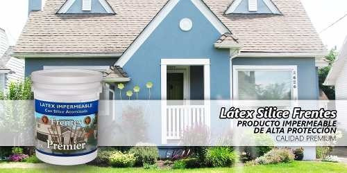 Latex Silice Impermeable Color Gris Cemento X 1 Lt Premier
