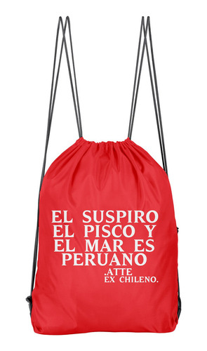 Bolso Deportivo Son Peruanos (d0515 Boleto.store)