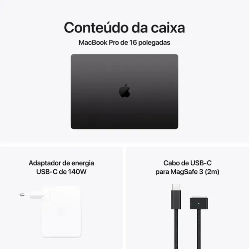 MacBook Pro 16 polegadas: Apple M5 Pro chip com 18-núcleos CPU e