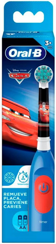 Cepillo de dientes eléctrico sónico Oral-B Disney Pixar Cars.  rojo/azul  -  