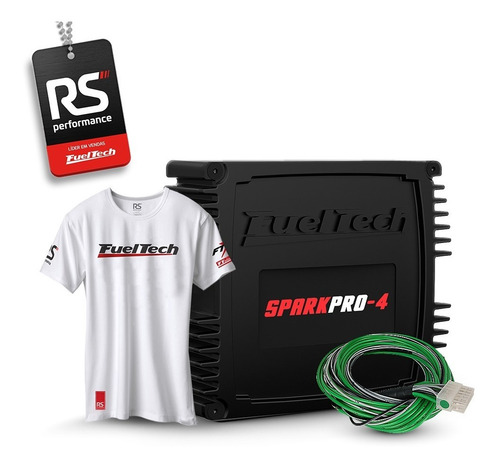Imagem 1 de 6 de Fueltech Sparkpro-4 (spark Pro 4) + Brindes + 12x Sem Juros