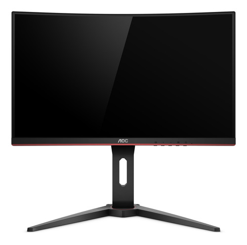 Monitor Gamer Curvo Aoc C24g1a Lcd Tft 23.6  Negro Y Rojo 100v/240v