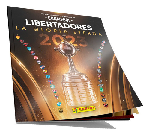 Conmebol Libertadores 2024 com 50 envelopes e álbum de capa mole
