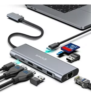 Adaptador Hub Vako Usb C Thunderbolt Hdmi Para Macbook