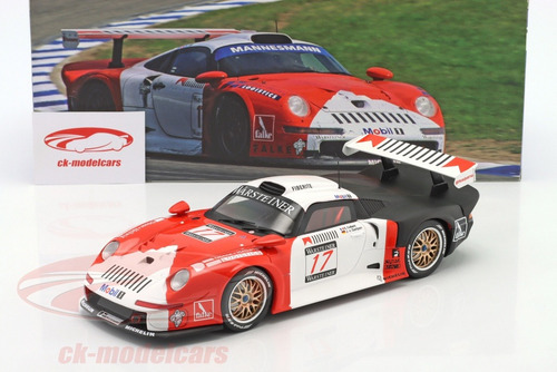 Porsche 911 Gt1 # 17 Fia Gt Nurburgring Von Gartzen Esc 1/18