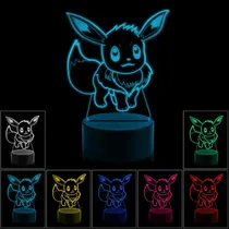 Comprar Lámpara De Ilusión 3d, Luz Nocturna De Ilusión De 7 Colores,