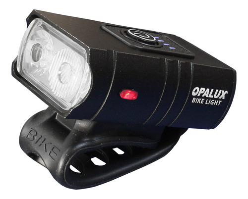 Luz Delantera Opalux 400 Lúm. Blanca 6 Modos Recargable