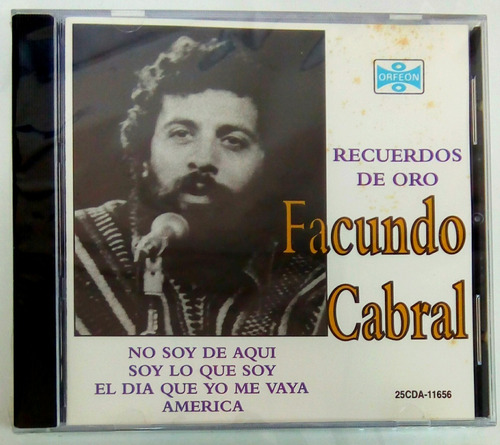 Facundo Cabral Recuerdos De Oro Cd Original Y Nuevo