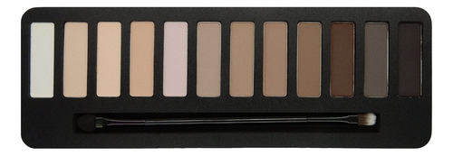 Paleta De Sombras De Ojos W7 Mighty Mattes, 12 Colores Nude