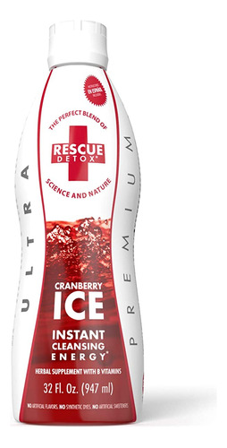 Rescue Detox - Ice - Sabor A Arándano - 32oz | Funciona En