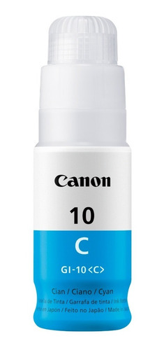 Botella De Tinta Canon Gi-10 Cyan