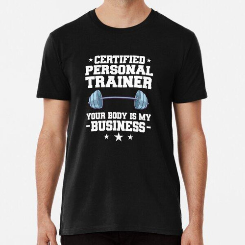 Remera Certified Personal Trainer Fitness Algodon Premium