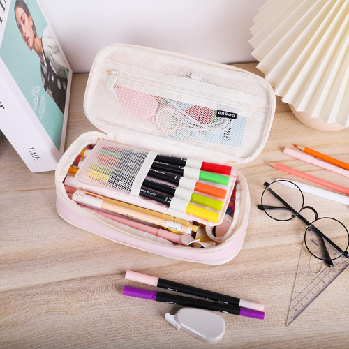 Estuche Plegable Con Cierre Gran Capacidad Organizador Papel