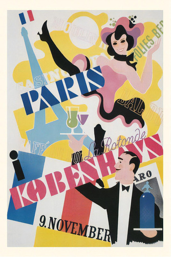 Vintage Journal Poster For Paris Follies In Copenhagen, De Found Image Press. Editorial Found Image Pr, Tapa Blanda En Inglés