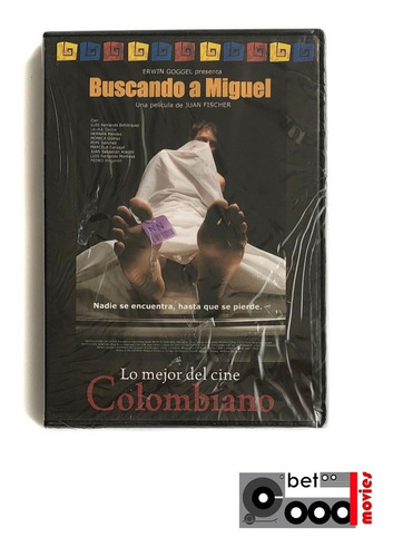 Dvd Película Buscando A Miguel - Nueva / Cine Colombiano