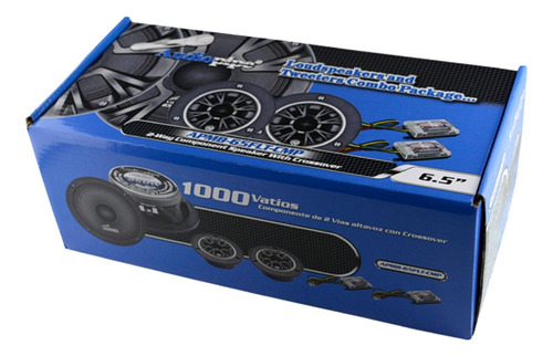 Set De Medios Rango 6.5 Pulgadas 1000w 4 Ohms Audiopipe