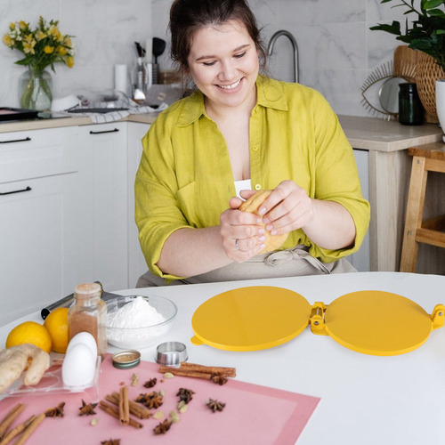 Prensa De Tortillas Plegable De 8 Pulgadas Para Hacer Harina