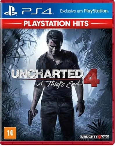 Uncharted 4 playstation 4 midia fisica