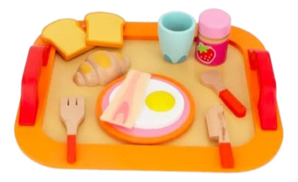 Bandeja De Desayuno Madera Para Niños
