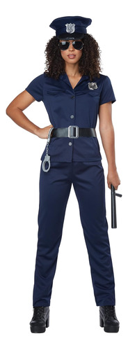 Disfraz De Mujer Policía Extragrande
