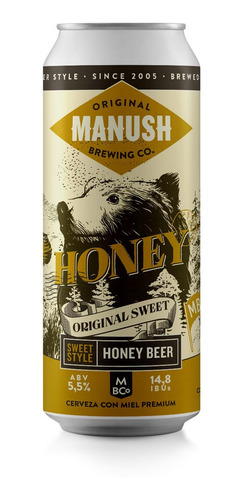 Imagen 2 de 10 de Cerveza Artesanal Manush Pack 12 Latas - Armalo Tu Gusto!