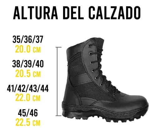 Botas T ctico Borcego Borceguies Cuero Polic a Militar
