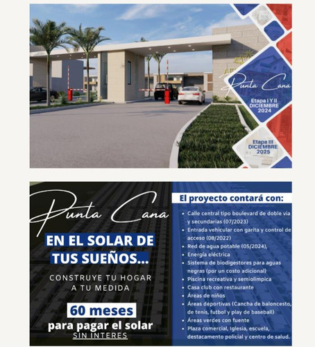 Se Vende Proyecto De Solares En Punta Cana 