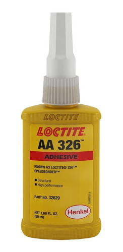 Adhesivo Pegamento Acrílico Estructurale X 50 Ml Loctite 326